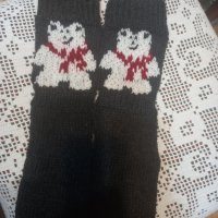 Ръчно плетени мъжки чорапи размер 42, снимка 1 - Мъжки чорапи - 43441418