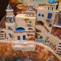 3D макет на остров Санторини Cubic Fun, снимка 3 - Декорация за дома - 43812986