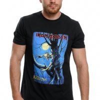 Нова мъжка тениска с дигитален печат на музикалната група IRON MAIDEN - Fear of the dark, снимка 3 - Тениски - 37696956
