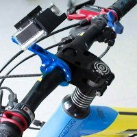 Алуминиева стойка за колело за екшън камери GoPro и други, снимка 2 - Чанти, стативи, аксесоари - 27705387
