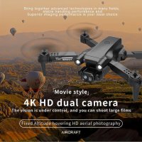 ДРОН F195 Pro с 1080P HD с двойна камера, мини UAV за въздушна фотография с WiFi FPV, връщане с един, снимка 12 - Дронове и аксесоари - 39403645