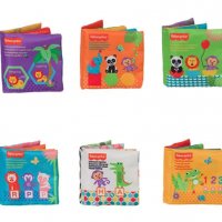 Комплект бебешки книжки от плат Fisher Price / 6 броя, снимка 2 - Образователни игри - 33242566