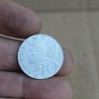 Монета 10 шилинга 1970г, снимка 1 - Нумизматика и бонистика - 37381584
