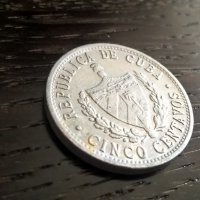 Монета - Куба - 5 центавос | 1971г., снимка 1 - Нумизматика и бонистика - 32411188