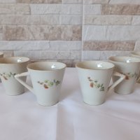 Комплект 6 броя чаши за кафе - Български порцелан от соц-а, снимка 5 - Чаши - 43984545