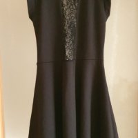 Черна рокля с дантела р.XS, снимка 4 - Рокли - 39570583