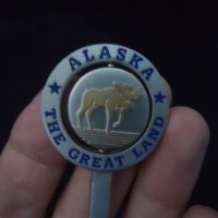 Колекционерска сувенир лъжичка Аляска оригинал, снимка 5 - Колекции - 27328388