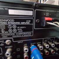 KENWOOD A-34, снимка 5 - Ресийвъри, усилватели, смесителни пултове - 44125023