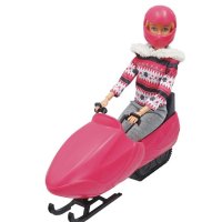 Играчка моторна шейна с кукла и момиченце, снимка 3 - Кукли - 43293587