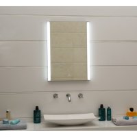 Огледало за баня Лусита с LED осветление и 3 типа светлина, снимка 2 - Огледала - 27504692