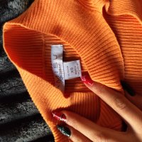 Чисто нова оранжева блузка, снимка 2 - Блузи с дълъг ръкав и пуловери - 43559857