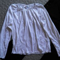 Дамски сет черен панталон H&M и ефектна бяла блуза , снимка 8 - Панталони - 26692111
