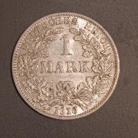 1 марка 1910 Германия сребро , снимка 4 - Нумизматика и бонистика - 43454549