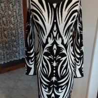 TUZZI елегантна дамска рокля в черно и бяло, снимка 3 - Рокли - 43297084