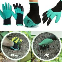 Комплект градински ръкавици с нокти на едната ръкавица Garden Genie, снимка 2 - Други - 43931921