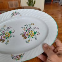 Стара порцеланова чиния,плато #6, снимка 4 - Антикварни и старинни предмети - 32905754