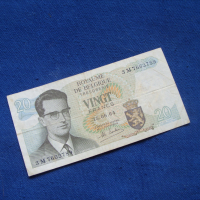 Белгия 20 франка 1964 г, снимка 1 - Нумизматика и бонистика - 36463027
