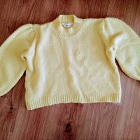 Пухкав пуловер с буфан ръкави Манго/ Mangо, снимка 1 - Блузи с дълъг ръкав и пуловери - 39139106