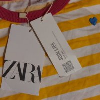 Детска тениска марка Zara, снимка 1 - Бебешки блузки - 43898515