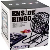 Комплектът съдържа метална „бинго“ сфера нова, 75 пластмасови топчета с числата от 1 до 75, 18 „бинг, снимка 4 - Други игри - 28558361