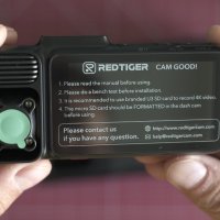 Redtiger F17 - видеорегистратор с триканално видео и 4K, снимка 3 - Аксесоари и консумативи - 43152199