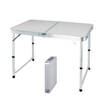 Сгъваема алуминиева маса за пикник и къмпинг, 120 х 60 см, снимка 16 - Къмпинг мебели - 43416365
