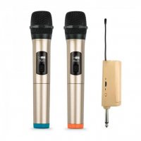 Професионална система SM-820A, 2 безжични микрофона, снимка 1 - Микрофони - 37883855