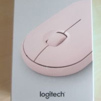 Мишка Logitech - Pebble M350, оптична, 1000 dpi, безжична, розова, снимка 3 - Клавиатури и мишки - 36424148