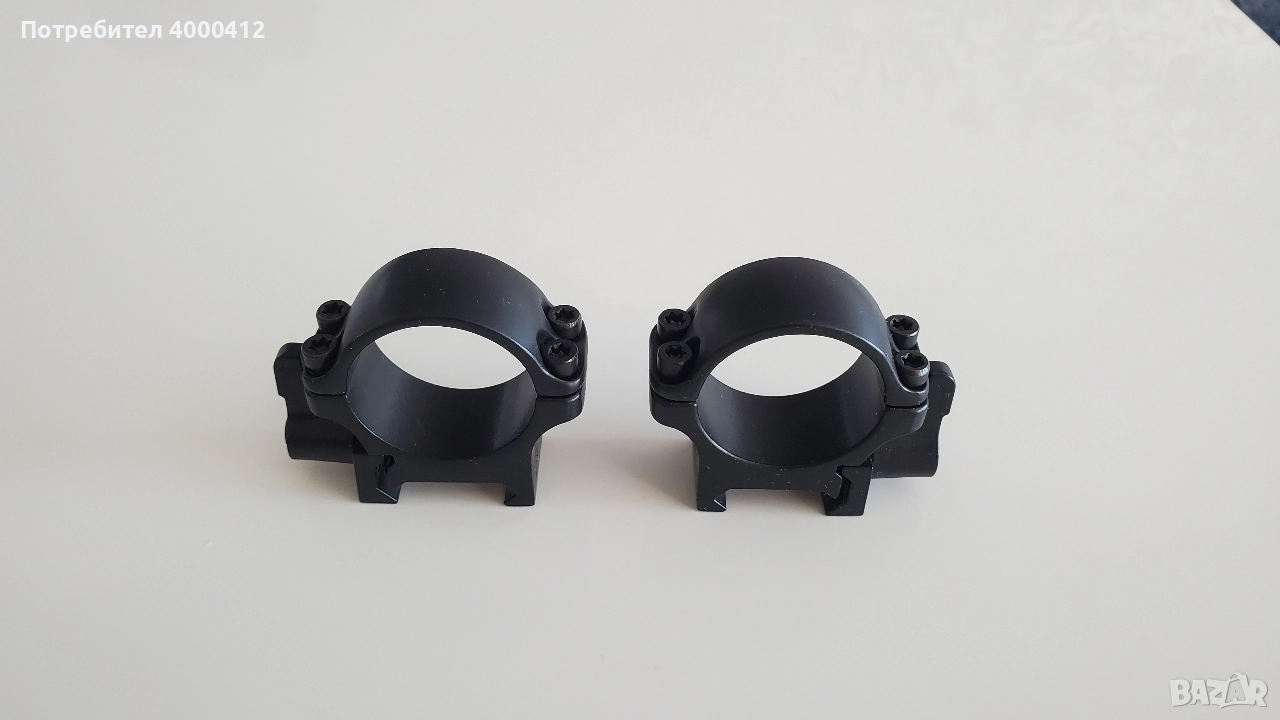 Рингове монтаж за телескоп оптика, снимка 1