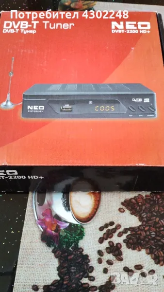 продавам нов dvb-t tuner  NEO за ефирна телевизия, снимка 1