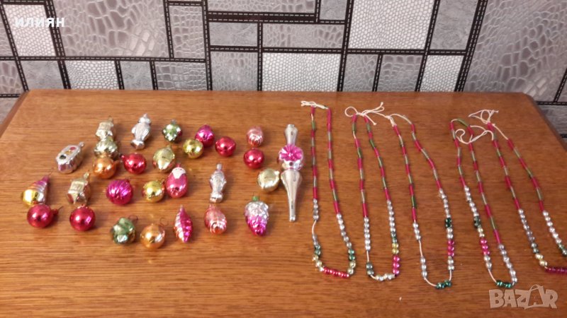 Малки стъклени новогодишни играчки 60лв за всички , снимка 1