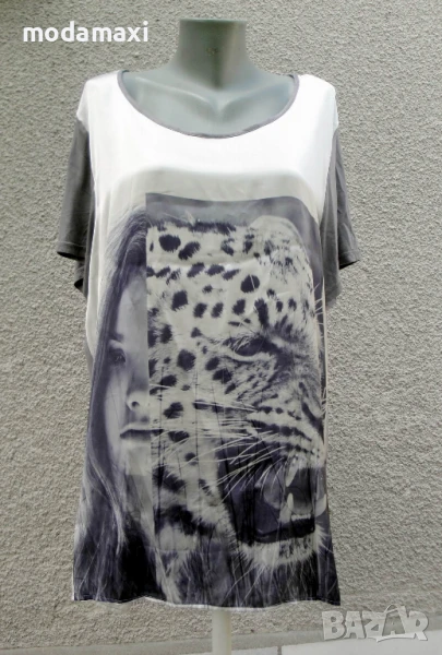 3XL-Нова туника Giada с удължен гръб , снимка 1