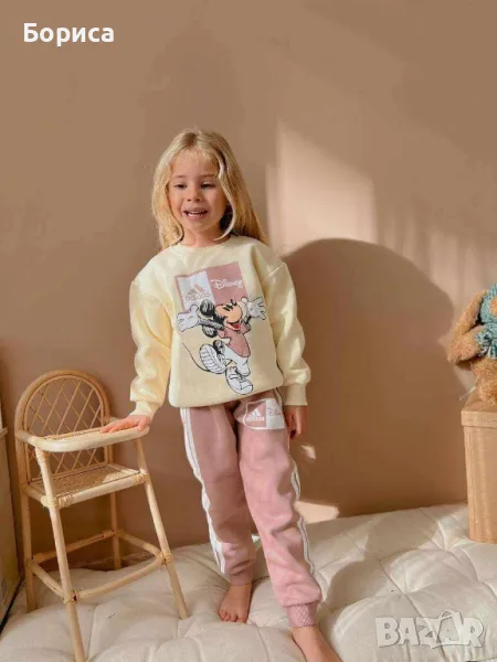 Детски ватиран комплект с Мики Маус за момичета , снимка 1