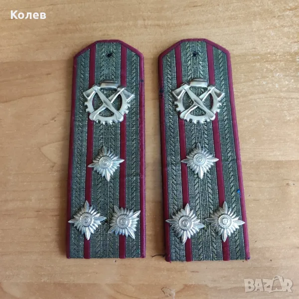 Пагони на полковник от инженерни войски, снимка 1