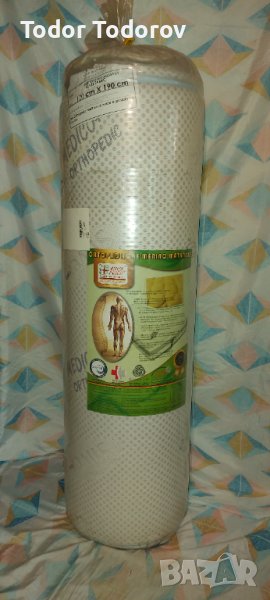 Ортопедичен масажиращ матрак с лен „Medico Plus Linen“, снимка 1