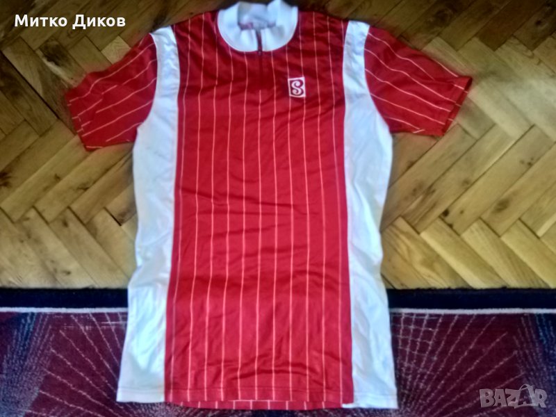  Колездачна тениска BURDIGALA SPORT Made in France размер 7-Л                        , снимка 1