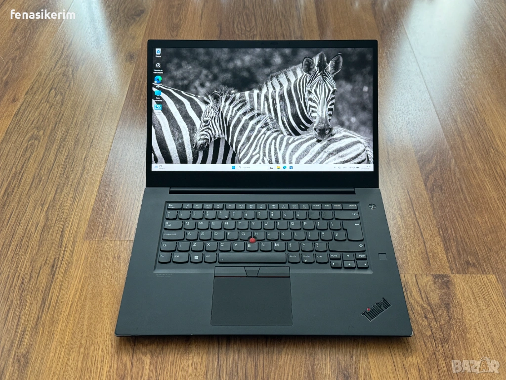 15.6' 4K UHD i7-9850H Lenovo ThinkPad P1 Gen 2 16GB DDR4/512GB NVMe/Nvidia Quadro T1000 4GB/Бат 6ч, снимка 1