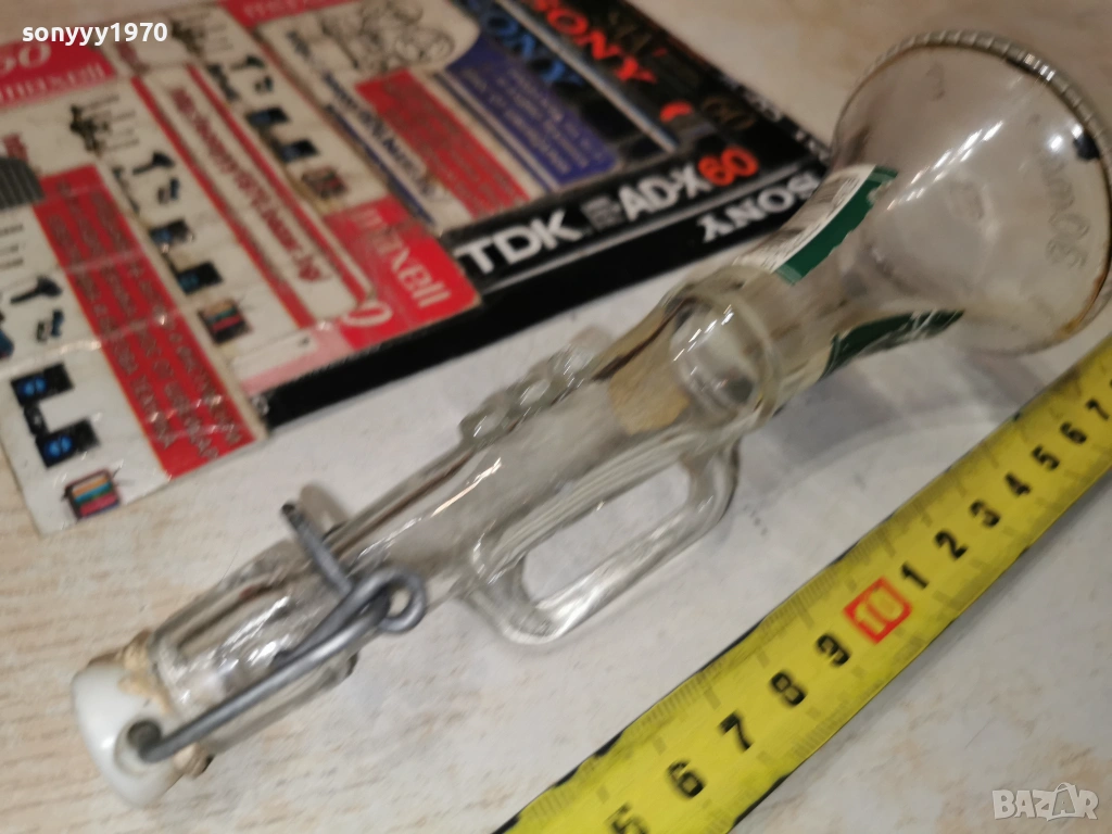 ТРОМПЕТ-СТЪКЛЕНО ШИШЕ 0901261940, снимка 1