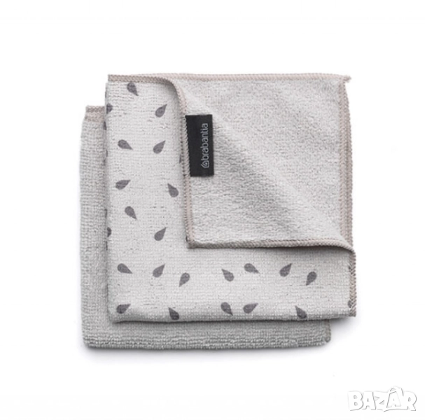 Комплект 2 броя микрофибърни кърпи,  Brabantia SinkSide Light Grey/ Dark Grey, снимка 1