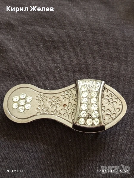 КАТАРАМА за КОЛАН с КРИСТАЛИ РЯДКА КРАСИВ СТИЛЕН ДИЗАЙН 12226, снимка 1