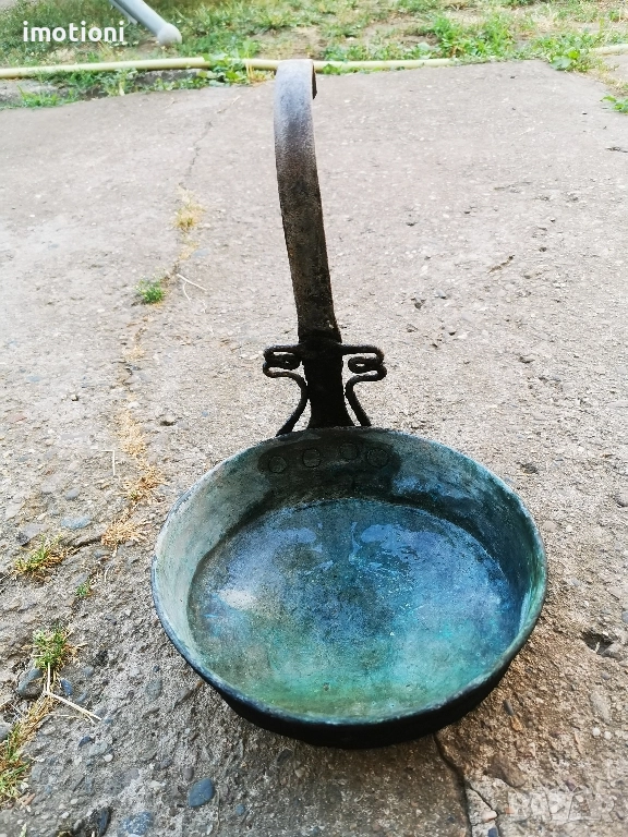 Стар меден тиган, снимка 1