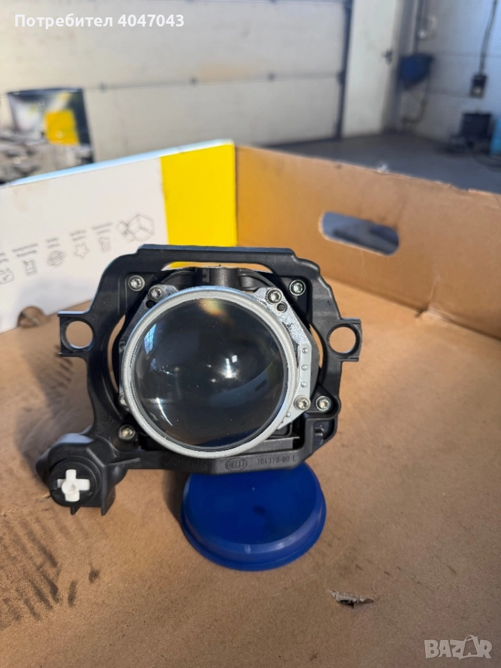 Биксенон проектор Hella – ляв, динамичен фар Е60 BMW, снимка 1