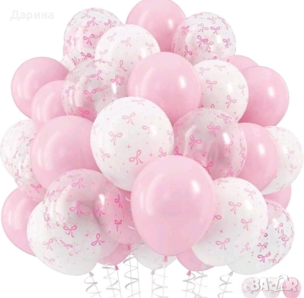 Сетове латексови балони, банери и ресни, снимка 1