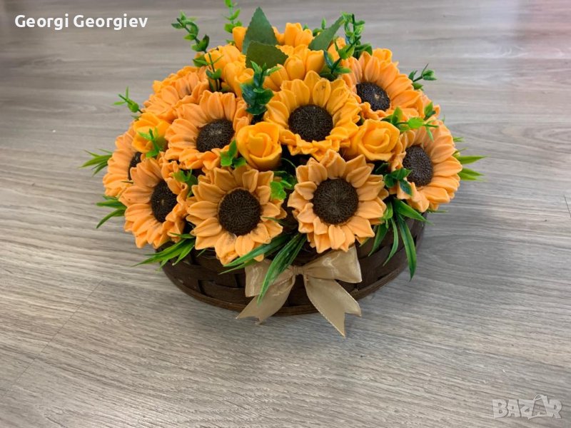 Цветя от глиц.сапун, снимка 1