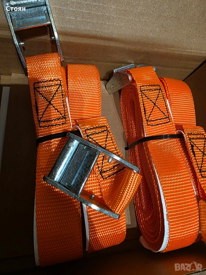 Колан за притягане 6Мх25ММ, 4 бр., снимка 1