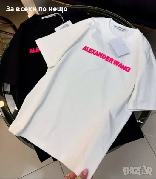 Alexander Wang Дамска Тениска От XS до 5XL👚Дамска Блуза С Къс Ръкав Код LFS387, снимка 1