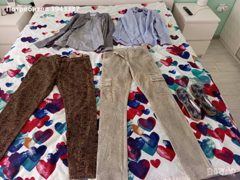 Мъжки панталони, дънки, карго панталон,Zara, снимка 1