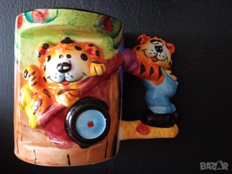 Детска забавна чаша с тигърче ( Нова + Кутия), снимка 1
