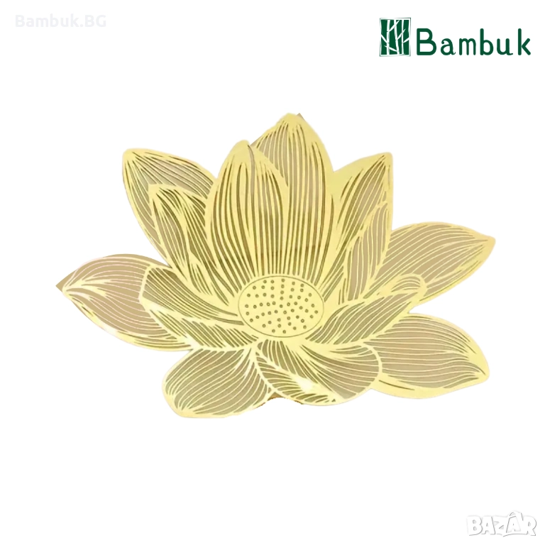 Книгоразделител ,, Лотосово цвете'', снимка 1