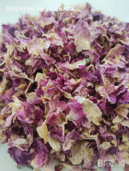 Сушен Розов Цвят / Dried Rose Petals - Rosa damascena , снимка 1